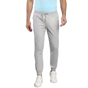 Visit the Dennis Lingo Store Dennis Lingo Solid Cotton Men's Casual Drawstring Joggers, Straight Fit, Mid Rise, Stretchable Ankle Length Athletic Track Pants, Workout Pants with Pockets, Sportswear for Men, Trousers