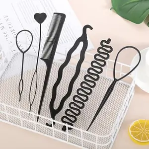 CHRONEX 5pcs/Set Professional Hair Styling Tool Set - Portable Hair Twisting Clip, DIY Hair Styling Accessories