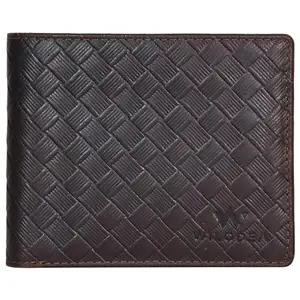 Wilodea Men Casual, Formal, Travel Brown Genuine Leather RFID Wallet (7 Card Slots)