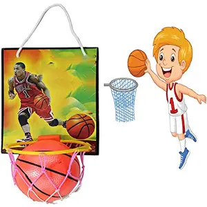 Prime Wall Mounted Basketball Hoop Set for Boys and Girls for Indoor Outdoor for Playing (M1)