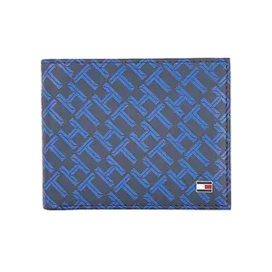 Tommy Hilfiger Cinders Mens Global Coin Leather Wallet Navy/Blue (8903496162158)
