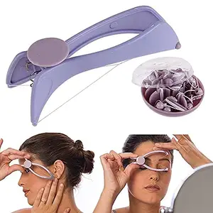 DESHCO Eyebrows Face & Body Hair Threading & Removal System Amazing at Home Quick & Painless Hair Removal System Using The Ancient Technique of Threading to Remove All unwanted Facial Hair