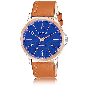LOREM Blue Fancy Casual Watch for Men LR95