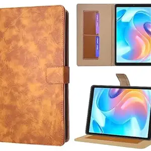BRKN Mobile Cover and Acc Leather Flip Magnetic Closure Card Slots Cover Case ITEL PAD ONE Smart Stand Leather Flip Cover with Silicone Back Case for ITEL PAD ONE