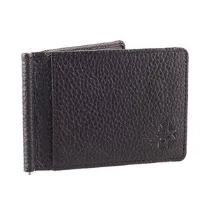 Metro Mens Leather Brown Money Clip Wallet (One Size)