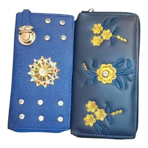 ADWIS Women PU Wallet (Set of 2)