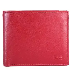 Brooklyn Bridge RFID Blocking Bifold Leather Wallet for Men with Coin Pocket and ID Window| Made of Genuine Leather