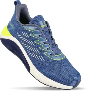 WALKAROO Gents Steal Blue Sports Shoe (WS9080) 9 UK