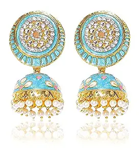 YouBella Jewellery Earrings for women Jhumki Earrings for Girls and Women (Enamel)