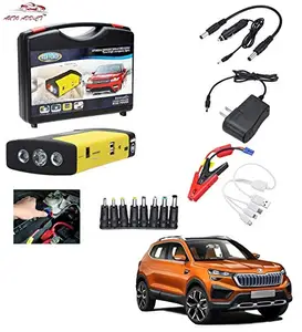 AUTOADDICT Auto Addict Car Jump Starter Kit Portable Multi-Function 50800MAH Car Jumper Booster,Mobile Phone,Laptop Charger with Hammer and seat Belt Cutter for Skoda Vision