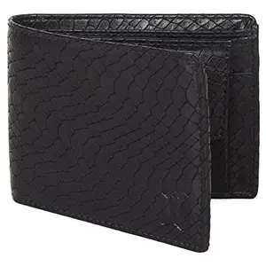 CREATURE Designer Pu-Leather Wallet for Men with Coin Pocket (Colour-Black || WL-024)