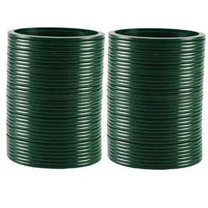 MAYA FASHION Green Plain Acrylic Bangle With Very Extra Large Size Elegant Extra Large Size Bangle | Perfect Fit for Plus Size banglesTrendy and Comfortable Fit for woman and girls | (Sku-ban1830)