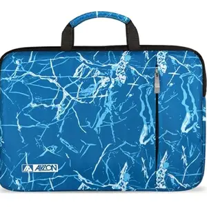 STYLEFLOW Laptop Bag Sleeve Durable Briefcase Shockproof Protective Case, Handbags Portable Printed Bags for 15.6 inch Notebook Computer with Dual Handles for Office (Sky-Blue)