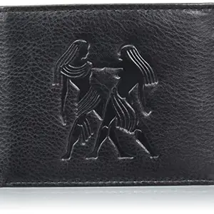 Justrack Boys Dark Black Color Genuine Leather Money Purse (LWM00197-JT_9)