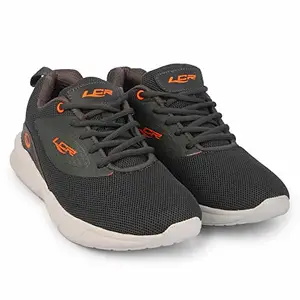 Lancer Mens ACTIVE-112 Grey Running Shoe - 7 UK (ACTIVE-112DGR-ORG-7)