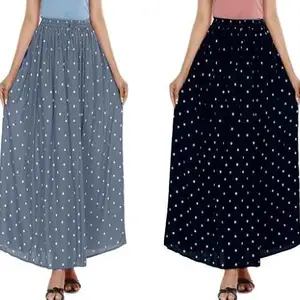 WOME Skirt Chikankari Work Skirt – Elegant 28 Multicolour