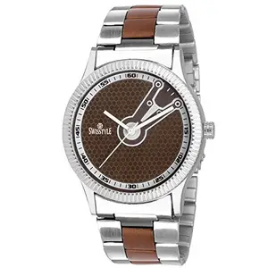 SWISSTYLE Analog Watch for Men with Silver Chain