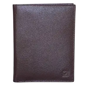 Style98 Style Shoes Men's and Women's Leather Passport Travel Wallet (Brown) -3242M49-HB