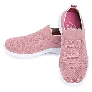 TPENT Comfortable Casual & Sports Slip-on Shoes for Women and Girls(AR-204,Rosegold,7)