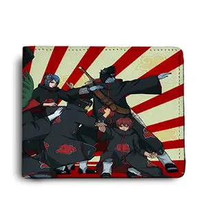 ShopMantra Arashi Naruto Quotes Graphics Design Printed Pu Leather Men's & Boy's Wallet.