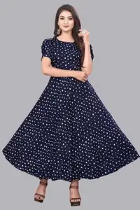 Women Party Ready Dress with Flowing Silhouette Smart Finish Modern Pattern Festive Regular
