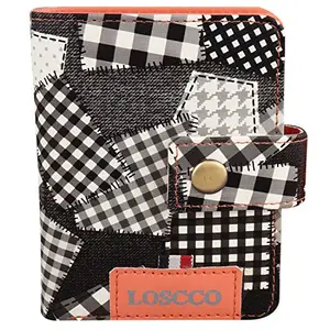 Loscco 213 Black Women's Card Holdar Artificial Leather Women's Wallet