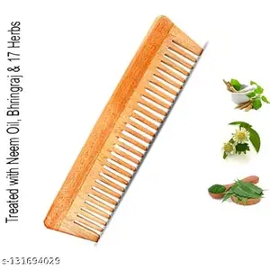 Bode Neem Wooden Comb | Hair Comb Set Combo For Women & Men | Kachi Neem Wood Comb Kangi Hair Comb Set For Women | Wooden Comb For Women Hair Growth |Kanghi For Hair -Amz 26