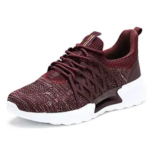 Red Tape Women's Burgundy Walking Shoes-3