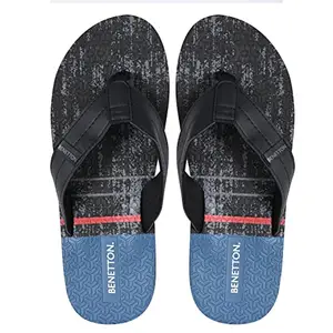 United Colors of Benetton UCB Men's High Fashion Smart, Navy EVA Flip Flops and House Slippers