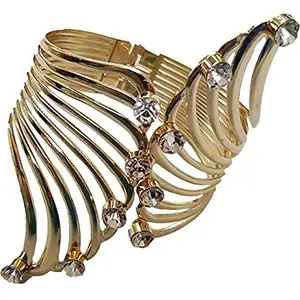 Skhoza Fashion cuff/kada/bangle for women/girls-gold