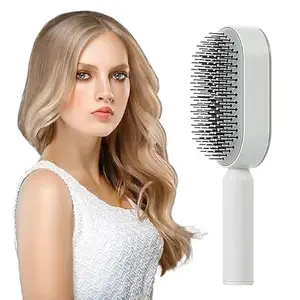 OPSUZY Self-Cleaning Scalp Massage Hair Brush – 3D Air Cushion Detangling Brush for Women | Rotating & Scalable Design for Smooth, Tangle-Free Hair (Air Cushion, 1, count)