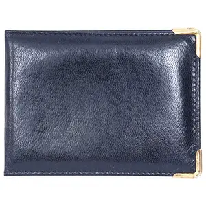 Leatherman Fashion LMN Genuine Leather Black Unisex Cardholder 3 Card Slots