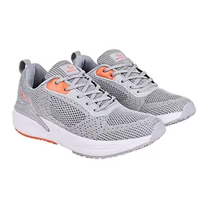 Lancer PLATINUM-31LGR-ORG Men's Grey/Orange Sports & Outdoor Running Shoes