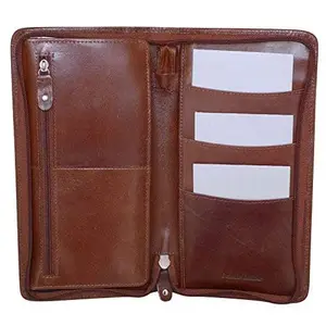Style shoes Brown Smart and Stylish Leather Passport Holder