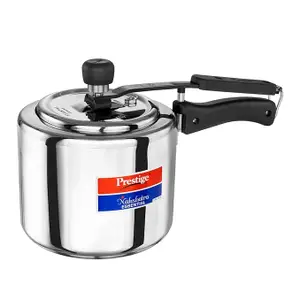 Prestige Nakshatra Essential Svachh Stainless Steel Pressure Cookers(3L, Tri-Ply Bottom, Inner Lid)