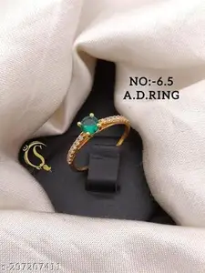 Beautiful ring for girls and women in 1gram gold plating| design - 874 stylish and beautiful design Rings