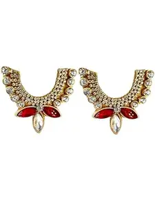 VANDITA Creations? Traditional God Necklace|Djustable and Free-Size mala| Laddu Gopal, Lord Krishna, Goddess Durga, and More|Decorative Temple Jewelry |Pack of 2