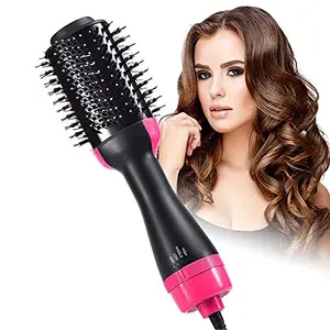 Xozzey Hot Air Brush 3 in 1 Hair Dryer and Styler for Straightening For Women (Multicolor)