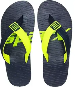 Sparx mens SFG 204 Navybluenavygreen Flip-Flop - 6 UK (SF0204GNBGN0006)