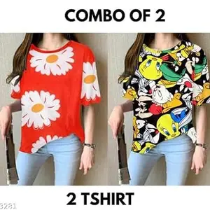 Trendy Women’s T-Shirt – Soft, Stylish, and Comfortable Tee for Everyday Fashion and Casual Wear Design No SH-P4204-M