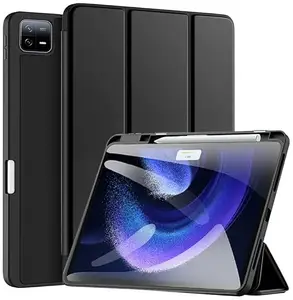 Phone Mistry Premium Tri-Fold Smart Cover Stand Case with Stylus Pen Holder for Redmi Pad 6