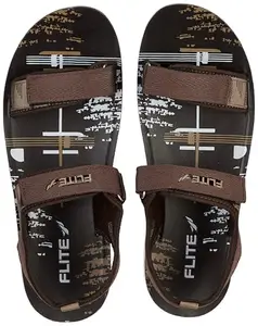 Flite PU Men's Sandals, BROWN,6UK,PUG141GBRBR0006