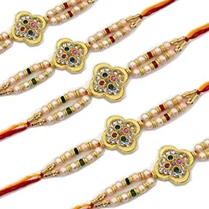 Rakhi Combo Set 5 with roli chawal