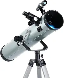 Artnery Space Hunter az 76mm Newtonian Astronomical Reflector Basic Telescope with 700 Focal Length, 175x Upto 350X Magnification