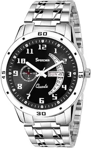Stylish and ElegentMens Wrist Watch Silver_44