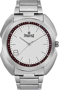 SWISSTYLE Expedition White dial Analog Watch for Men - SS-GR8060-RD-CH