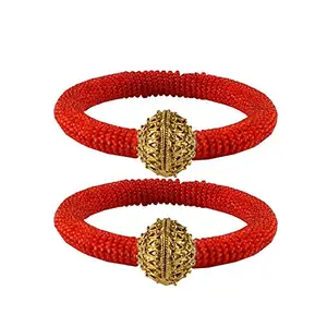 MAYA FASHION Red Plain Brass Bangle With Very Extra Large Size Elegant Extra Large Size Bangle | Perfect Fit for Plus Size banglesTrendy and Comfortable Fit for woman and girls | (Sku-ban2132)