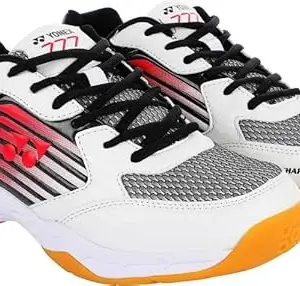 Yonex Yonex Shoes 777 Non Marking Badminton Shoes, 6 UK (White/Red)