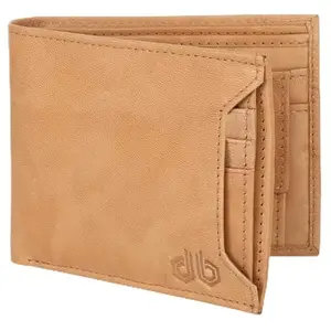 Designer Bugs Men's Genuine Leather RFID Wallet Tan