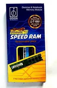 ODiON DDR3 8GB 1600MHZ RAM for PC price in India.